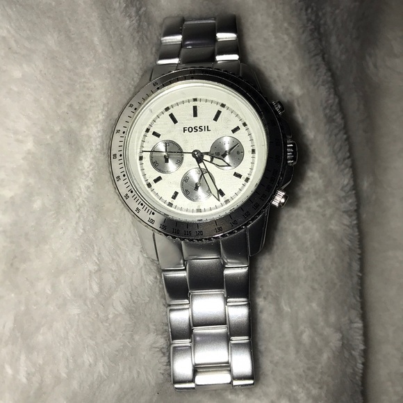 Fossil Other - Mens Silver Fossil watch